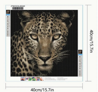 Preview: Diamond Painting Leopard